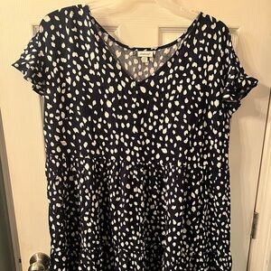Avenue Size 20 Plus Size Dress Unwind Tiers Flutter‎ Sleeve NWT